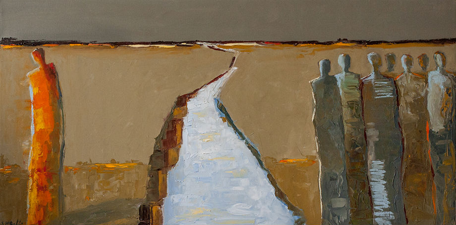 abstract figurative oil painting by Shelby McQuilkin